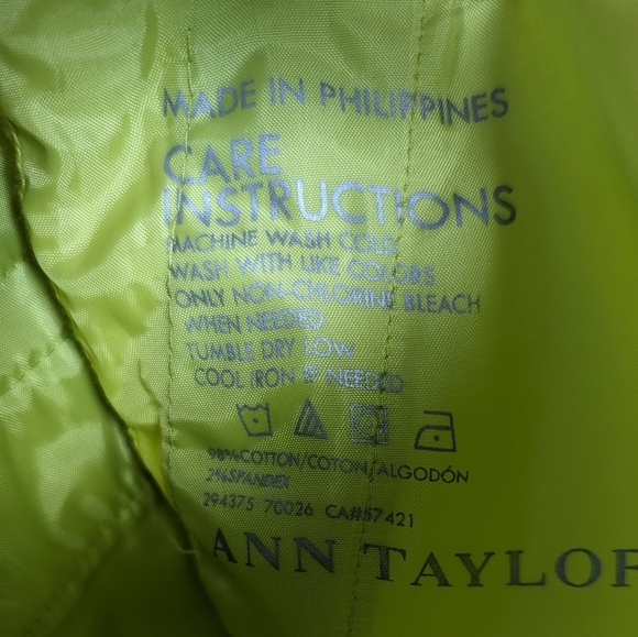 Ann Taylor City Short Lime Green Size 4 - Picture 6 of 8